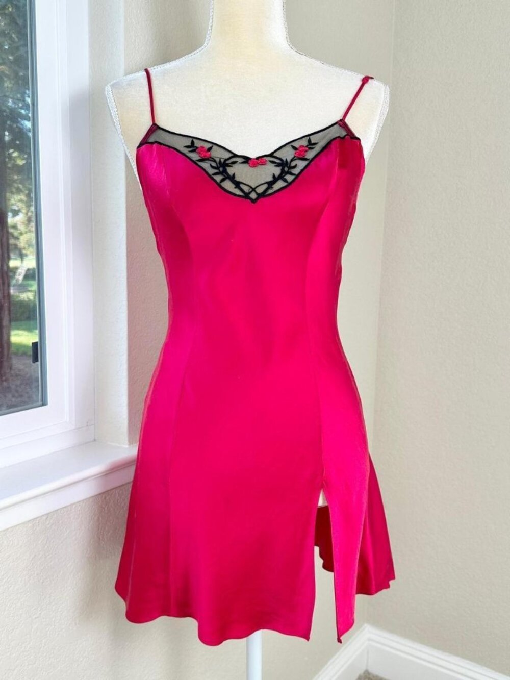 Victoria's Secret Silk Chemise Slip Dress - XS